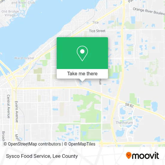 Sysco Food Service map