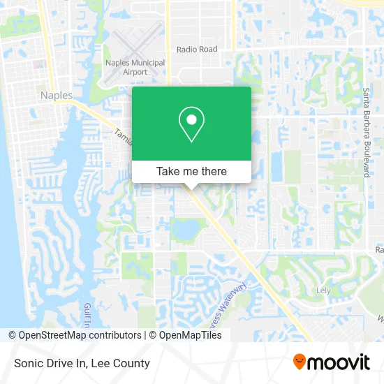 Sonic Drive In map