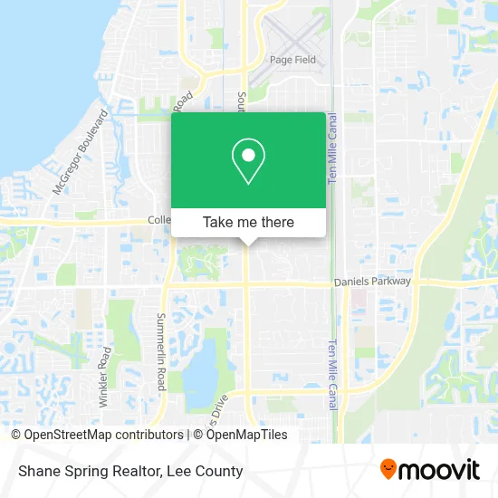 Shane Spring Realtor map