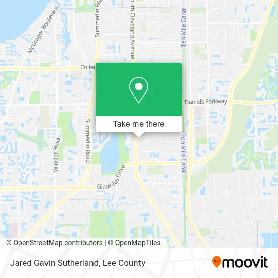 Jared Gavin Sutherland map