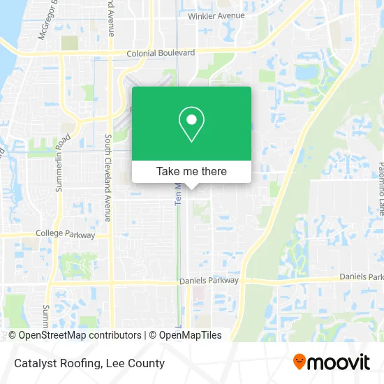 Catalyst Roofing map