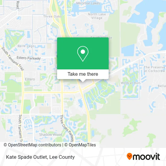 Kate Spade Outlet map