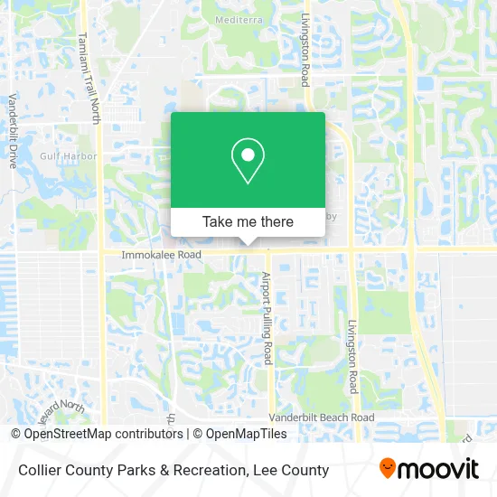 Collier County Parks & Recreation map
