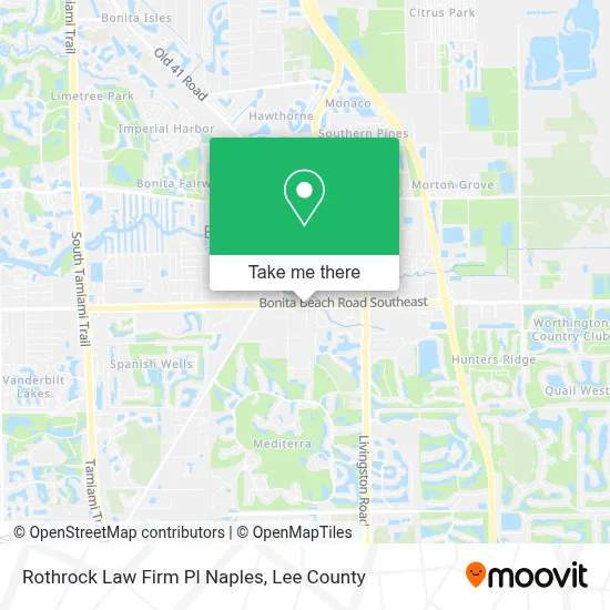 Rothrock Law Firm Pl Naples map
