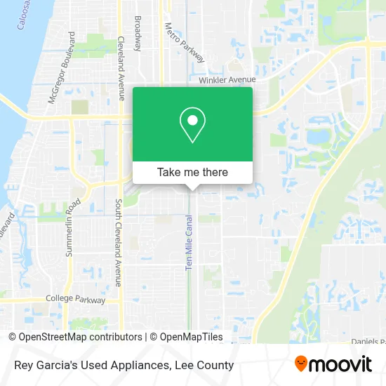 Rey Garcia's Used Appliances map