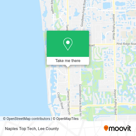 Naples Top Tech map