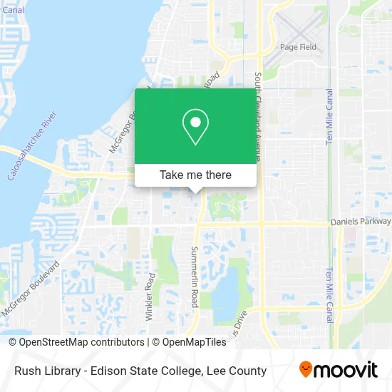 Rush Library - Edison State College map