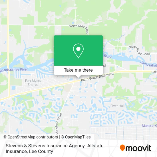 Stevens & Stevens Insurance Agency: Allstate Insurance map