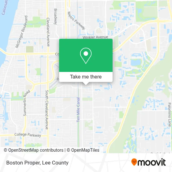 Boston Proper map