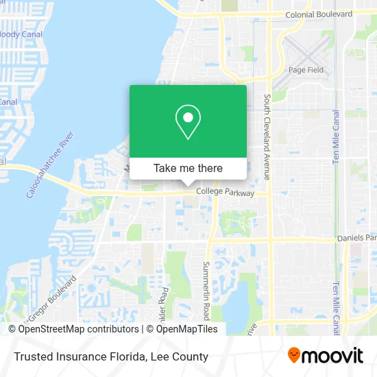 Trusted Insurance Florida map