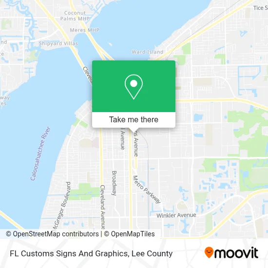 FL Customs Signs And Graphics map