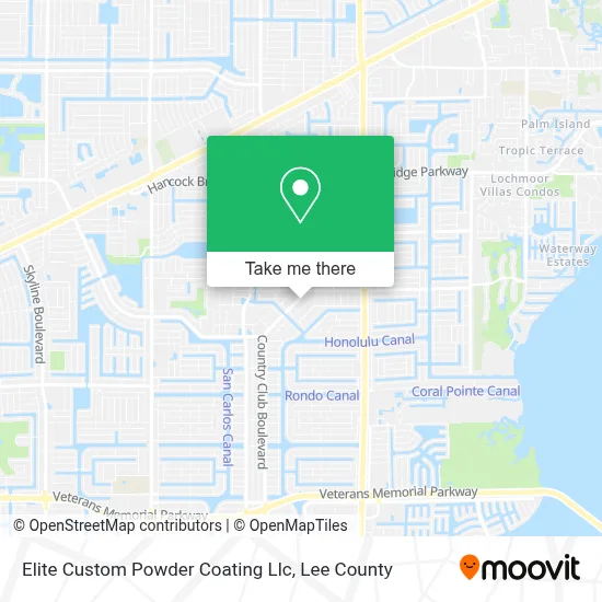Elite Custom Powder Coating Llc map