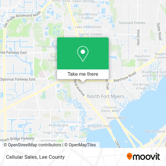 Cellular Sales map