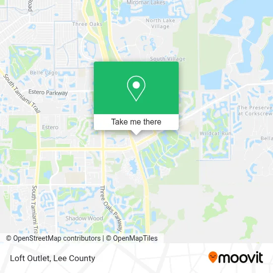 Loft Outlet map