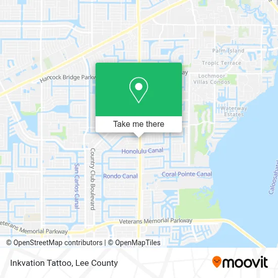 Inkvation Tattoo map