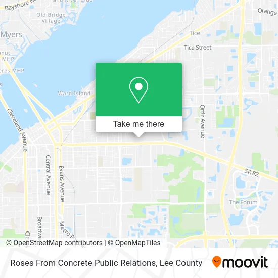 Roses From Concrete Public Relations map