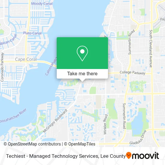 Techiest - Managed Technology Services map