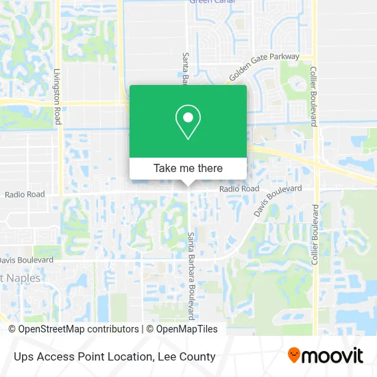 Ups Access Point Location map