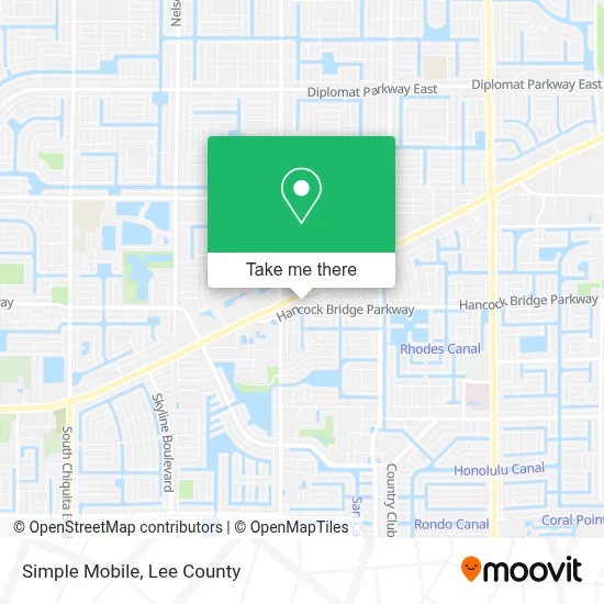 Simple Mobile map