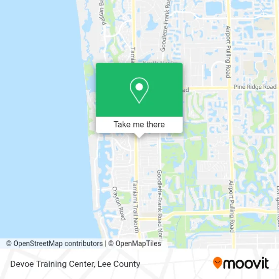 Devoe Training Center map