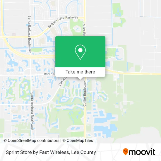 Sprint Store by Fast Wireless map