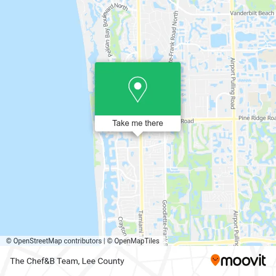 The Chef&B Team map