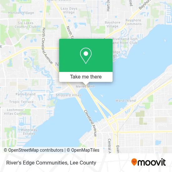 River's Edge Communities map