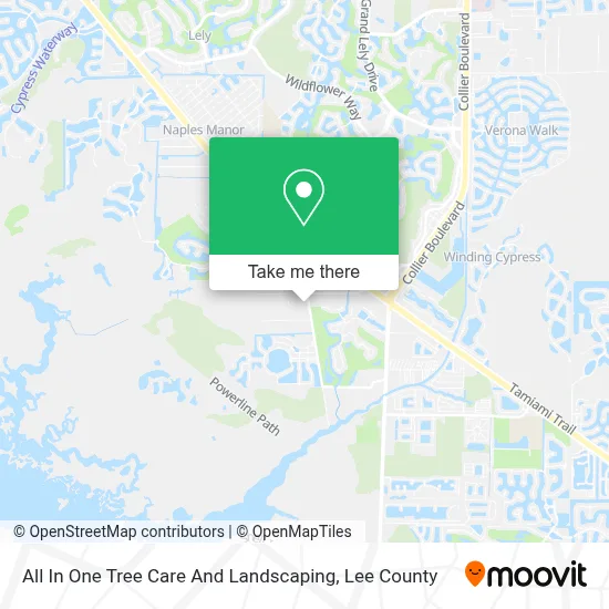 All In One Tree Care And Landscaping map
