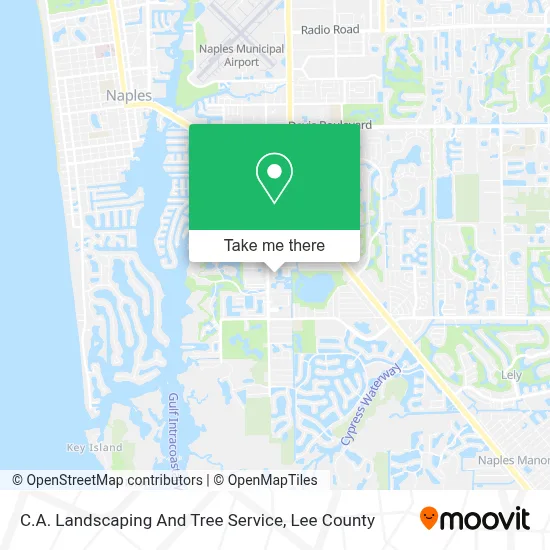 C.A. Landscaping And Tree Service map