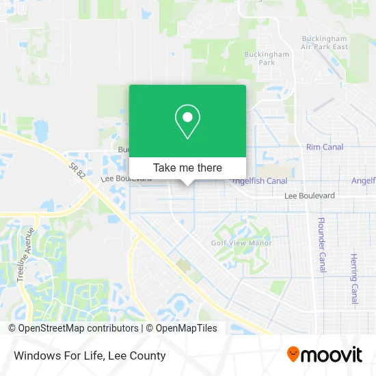 Windows For Life map