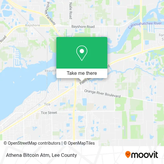 Athena Bitcoin Atm map