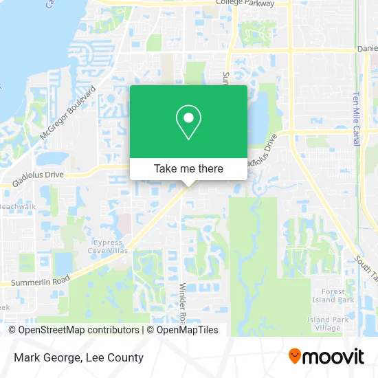 Mark George map