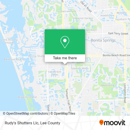 Rudy's Shutters Llc map