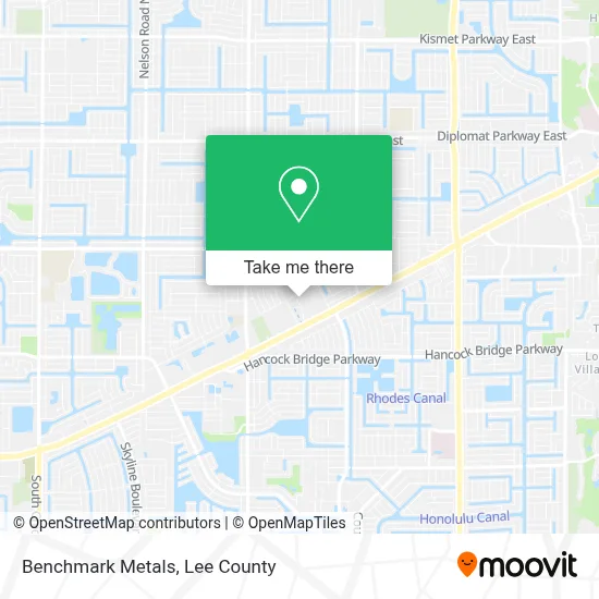 Benchmark Metals map