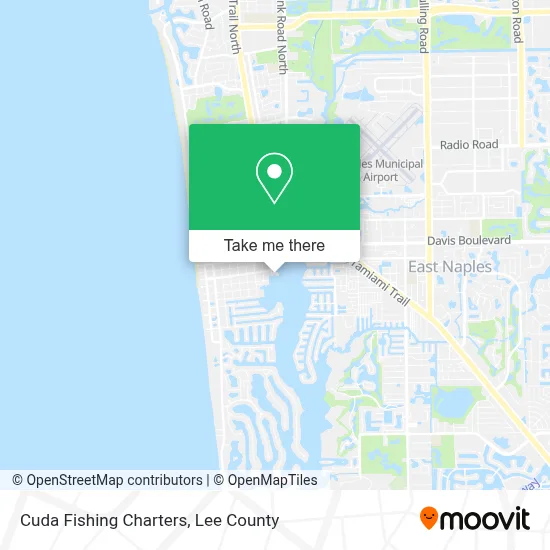 Cuda Fishing Charters map