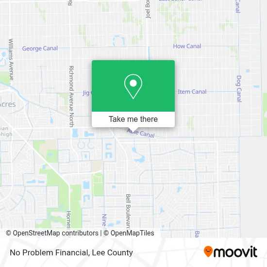 No Problem Financial map