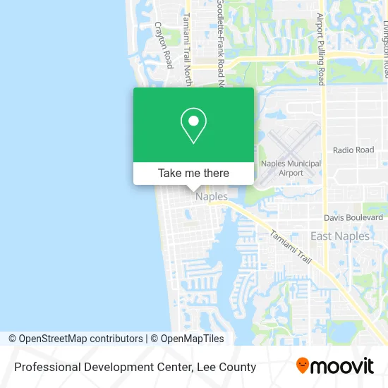 Professional Development Center map