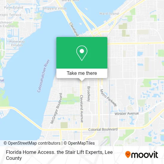 Florida Home Access. the Stair Lift Experts map