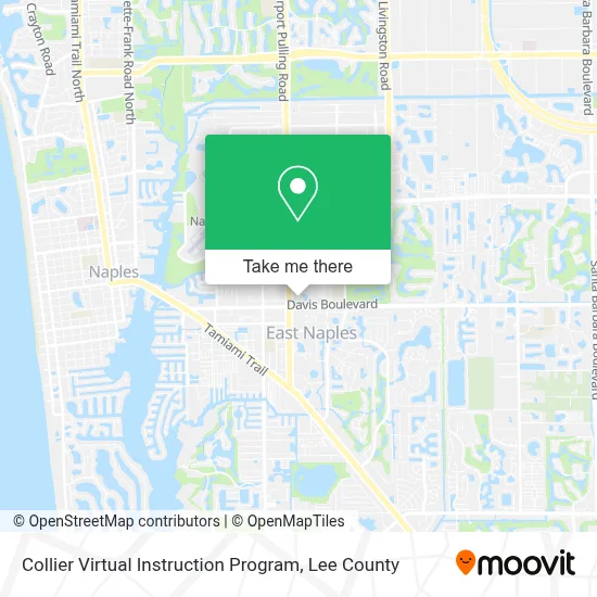 Collier Virtual Instruction Program map