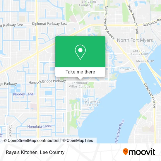 Raya's Kitchen map