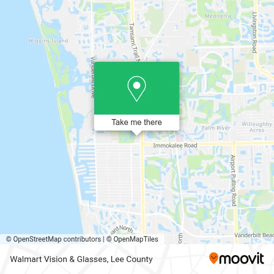 Walmart Vision & Glasses map