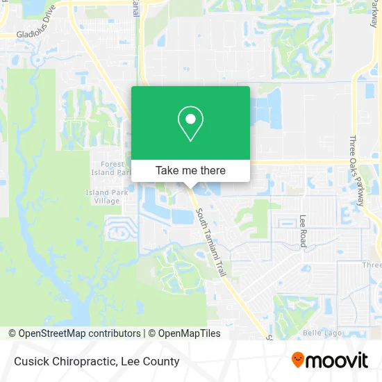 Cusick Chiropractic map