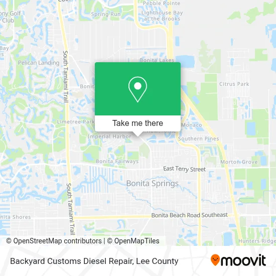 Backyard Customs Diesel Repair map