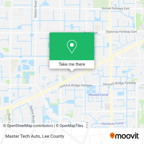 Master Tech Auto map