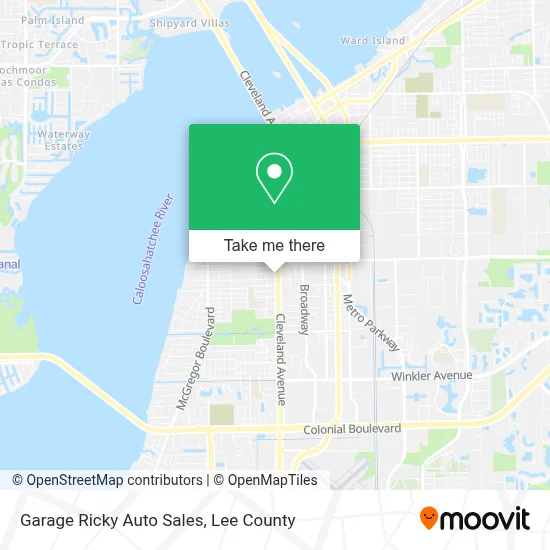 Garage Ricky Auto Sales map