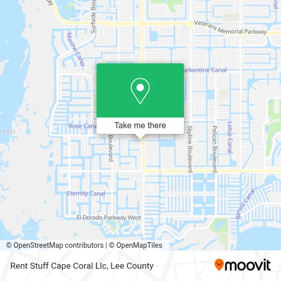 Rent Stuff Cape Coral Llc map