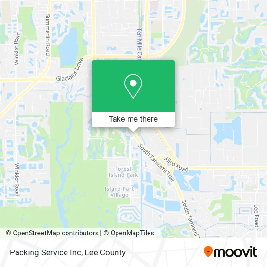 Packing Service Inc map