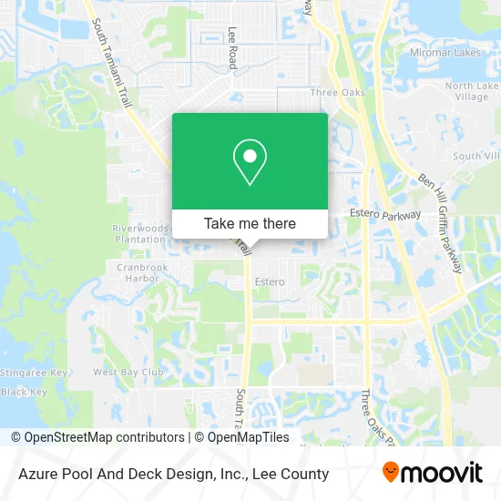Azure Pool And Deck Design, Inc. map