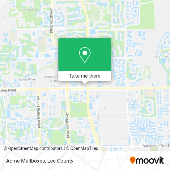 Acme Mailboxes map