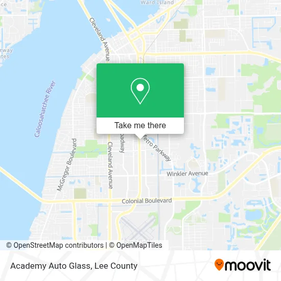 Academy Auto Glass map